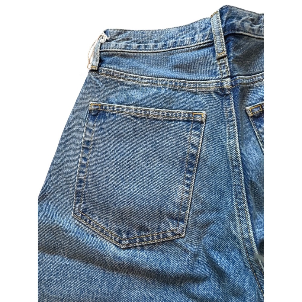 Etica Cassel Ultra High Barrel Jeans Women's Size 24 BlueStone Wash Denim - Picture 9 of 9